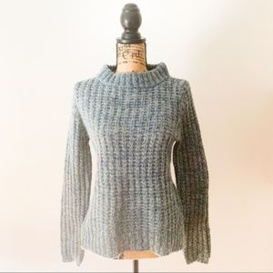 Anthropologie Waffle Stitch Sweater Field Flower M